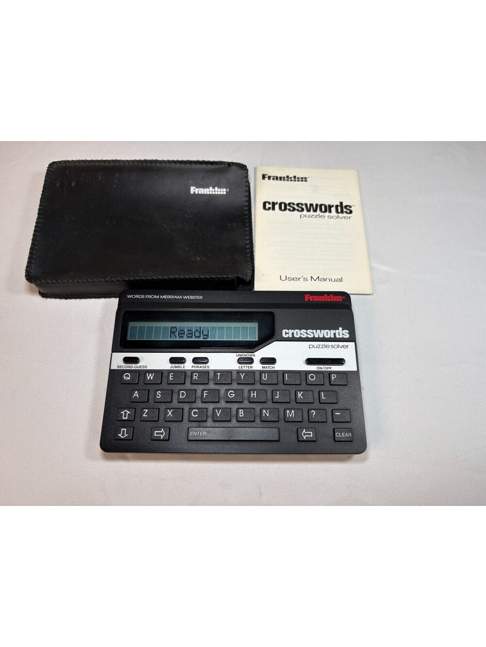 Vintage Franklin Crosswords Puzzle Solver 1992 Model CW-50 Powers On